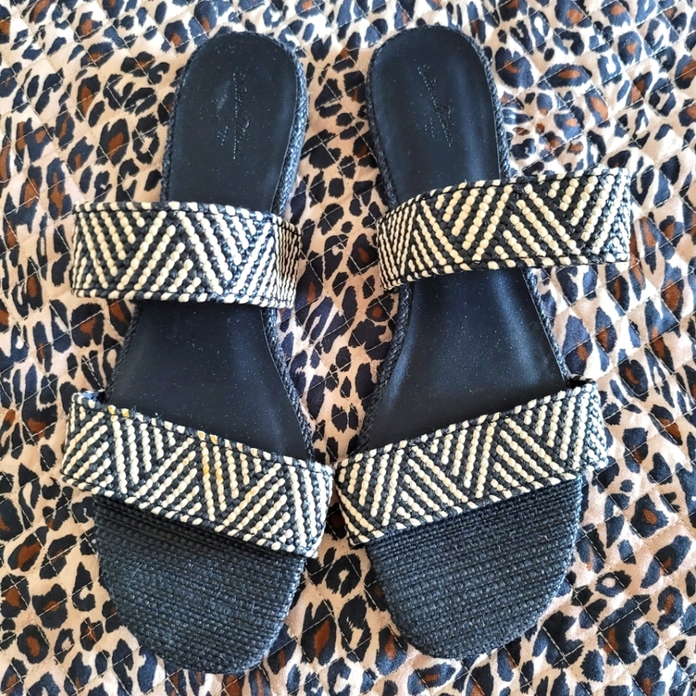 Tweed Sandals